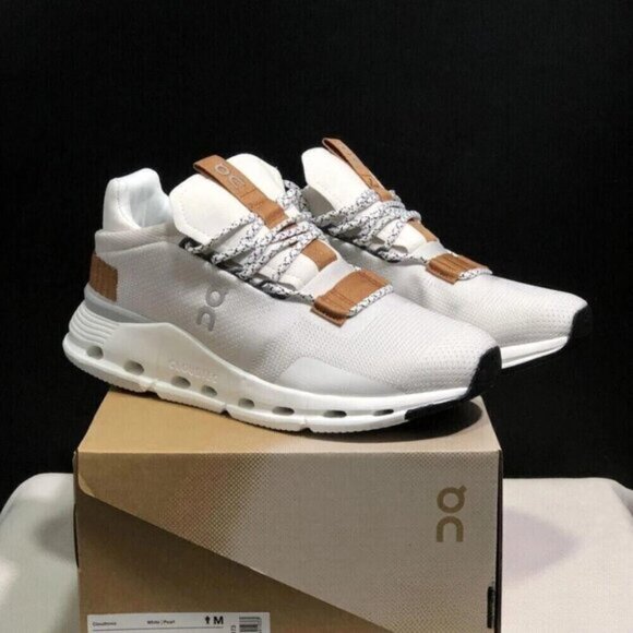 On Running Cloudnova White Pearl Brown - Picture 1 of 8